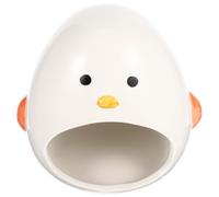 Hemobllo Ceramic Hamster Hideout Decorative Bed Animal-shaped Ceramic Hamster House Deodorising Safe Hiding Place and Chinchilla Office and School