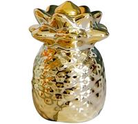 Hemobllo Ceramic Pineapple Incense Holder Gold Decorative Incense Burner for Home Fragrance Modern Pineapple-shaped Stick Burner Ornament for Indoor Travel Use