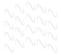 Hemobllo Christmas Ornament Hooks Gentle on Delicate Surfaces, Tool-Free Installation 300pcs Golden Iron Material with Polished and Burrfree Finish for Baubles and Ornaments