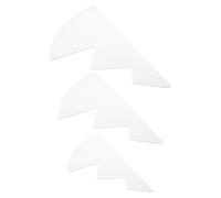 Hemobllo Christmas Tree Multifunctional Stencils Acrylic Sewing Templates 3pcs with Unique Design Simplifying Quilting Sessions for DIY Quilting and Patchwork for Festive Holiday Fabric