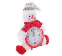 Hemobllo Christmas Wall Clock Snowman Design Decorative Hanging Clock for Bedroom Living Office Xmas Gift Festival Home Decor Lightweight