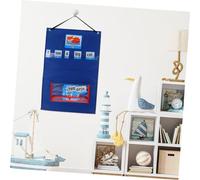 Hemobllo Classroom Pocket Chart Hanging Wall Organizer for Word Cards and Sentence Strips Multi Functional Educational Storage with Sufficient Pockets for Teachers and Home Use