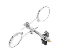 Hemobllo Clip on Reading Glasses Magnifier 5X Double Lens Loupe for Eyeglass Frame with Portable Compact Size for Watchmakers and Jewelers