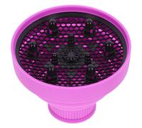 Hemobllo Collapsible Silicone Hair Blow Diffuser Attachment for Hair Dryers Suitable for Curly with Even Heat Distribution for Salon and Home Use