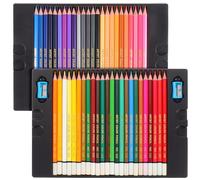 Hemobllo Color Water Soluble Colored Pencil Set for Beginner Artists | Wood Core, Break Resistant Build, for Colouring Books and Notebooks, Home Crafting, Journal Writing