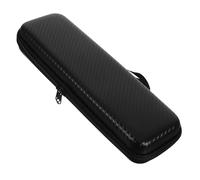 Hemobllo Compact Hard Protective Eva Handheld Microphone Transport Case Portable Mic Storage Bag for Musicians and Performers, Single Mic Shockproof Travel Storage Box