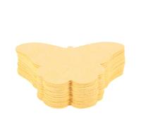 Hemobllo Compressed Facial Sponges Creative Unique Design 60pcs Khaki Butterfly Shaped Makeup Removal Face Cleansing Sponge Natural for Women and Girls