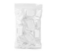 Hemobllo Compressed Makeup Pads 50pcs Pack with Good Absorption and Comfortable to Hold Non-woven Fabric White Facial Pads for Face Cleansing and Makeup Removal