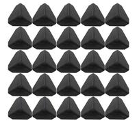 Hemobllo Corner Guards for Furniture Packing Protective and Easy Installation Features Black 100pcs Edge Protectors for Box and Table Corners in Packaging and Shipping