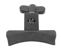 Hemobllo Cowbell Mount Bracket Black Alloy with Sponge Padding Easy Installation Drum Hoop Clamp for Bass Drum Versatile Compatibility for Percussion Setup