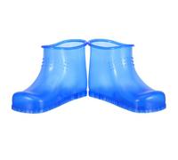 Hemobllo Creative Foot Soak Boots PVC Portable Spacious Blue Boot-Shaped Foot Bath Spa for Home and On-the-go Women Adults