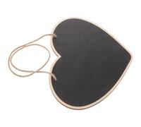 Hemobllo Creative Hanging Chalkboard Sign Wooden Rectangular Mini Blackboard Plaque 7x5 Inch Reusable Multi-Function Message Board for Hanging on The Wall Or Balcony