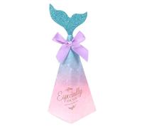 Hemobllo Creative Mermaid Wedding Candy Boxes 50pcs Lightweight Paper Triangle Pyramid Multi-purpose Chocolate Boxes for Shower Party Supplies