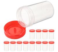 Hemobllo Cup Set of 25 2.36 Oz with Screw Caps Leak-Proof for Laboratory Pathology Cytology Sample Preparation and Fluid