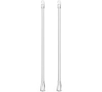 Hemobllo Curtain Pull Rod Wands 2Pcs Window Blind Stick Curtain Accessories 17 Inch Drapery Wand Opener for Sheer and Venetian Blinds