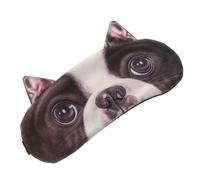 Hemobllo Cute 3D Cartoon Animal Dog Eye Sleep Mask with Cooling Ice Pack, Light Blocking Sleep Mask for Travel, Nap, and Night Use, Comfortable Home Accessory for Women and Men