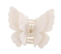Hemobllo Cute Butterfly Hairpin Double Claw Clip for Women's Half-up Hairstyles Styling Hair Accessories Non-slip Design