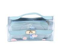 Hemobllo Cute Pencil Pouch for Girls Large Capacity Stationery Bag Zipper Organize Your Artworks and Writing Tools