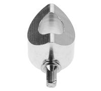 Hemobllo Cymbal Clamp and Electronic Drum Cymbals for Zinc Alloy Consistent Performance, Silver Drum Rack Holder with Stability Suitable for Drummers and Musicians