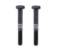 Hemobllo D Printer Extruder Hobbed Bolt, Extruder Screw, Metal, 30mm, M8 Bolts, Black, 1.75mm 3mm Feed Filament for 3d Printer