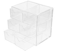 Hemobllo Desktop Organizer Drawers for Cosmetics and Jewelry, Stackable Design with Ps Material, Mini Drawer Organizer for Desk Use, for Makeup Storage and Sundry Boxes