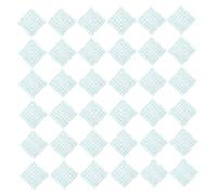 Hemobllo Disposable Makeup Hand Palettes 100pcs 7cmx7cm Pu Film Waterproof Mixing Plates for Cosmetic Artists Nail Art Foundation Application Random Color