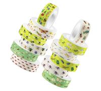 Hemobllo DIY Craft Tape 12 Rolls Insect Patterned Washi Tape for Decorative Scrapbooking and Journaling Supplies