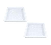 Hemobllo DIY Pavement Mold Manually Mold for Outdoor Landscaping Plastic Path Maker Concrete Die 2Pcs Reusable Hardscaping Tool for Patio and Garden