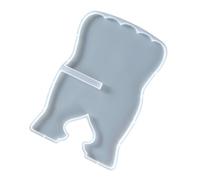 Hemobllo DIY Silicone Crystal Epoxy Mold for Bookshelf Making Handmade Manual Reading Rack Mold for Crafting Bookcase and Music Score Holder