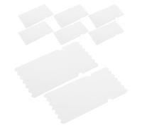 Hemobllo DIY Sublimation Ticket Blanks 8 Pieces, 14 X 7 CM Perforated Pet Plastic Sheets for Heat Transfer, Photo Transfer Event Tickets Loyalty Cards, White