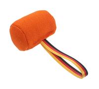 Hemobllo Dog Bite Tug for Training Large Dogs - Sturdy Orange Cylinder Chew Bite Pillow Interactive Pet Training Accessory for Home Use