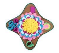 Hemobllo Dog Slow Food Mat Plush Feeding Mat for Pets with Imitate Looking for Food Function and Snack Finding Feature, Suitable for Interactive Feeding and Mental Stimulation