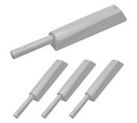 Hemobllo Door Closer Push Release Latch 4Pcs ABS Automatic Rebound for Bathroom Cabinet Doors Creative Appearance Simple Installation