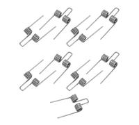 Hemobllo Double Torsion Springs 9pcs with Dual Torsion Design Stainless Steel for Reduced Vibration and Wear Resistance, Sturdy Metal Torsional Spring Parts for Lamp Fixtures and Fans