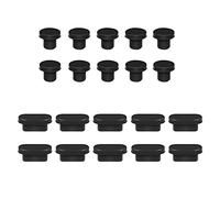 Hemobllo Dust Plug Set - 10 Pairs USB C Anti Dust Plugs Headphone Jack Dust Cover Silicone Anti-Dust Cover Caps for USB Type C Charging Port and 3.5mm Earphone Jack