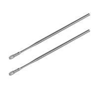 Hemobllo Ear Wax Removal Tools 360 Degree Rotation with Spiral 2pcs Stainless Steel Cleaner Stick for Safe and Effective Ear Care at Home or Traveling Use