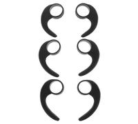 Hemobllo Earphone Clip Hook Ear Hooks for Earphones 6 Pcs Soft Silicone Earbuds Clips with Anti-Slip Grip Suitable for Running Cycling and Jogging