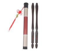 Hemobllo Ebony Bird Dulcimer Hammers Set for Professional Practice with Smooth and Efficient Wooden Design Includes Dulcimer Accessories with Bucket