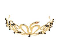 Hemobllo Egyptian Snake Tiara Crown Headband with Sparkling Rhinestone Details and Ergonomic Design for Women Bride Wedding Special Occasion Hair Accessories