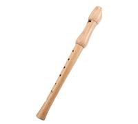 Hemobllo Eight-hole Wooden Clarinet Instrument for Beginners, Easy to Learn and Portable Wind Instrument Suitable for Personal Practice and Performances, Beige Tone