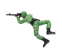 Hemobllo Electric Crawling Soldier Toy with Music & Lights, Interactive Action Figure with Movable Arms for Kids' Imagination Development & Fun Playtime