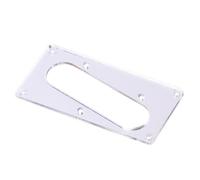 Hemobllo Electric Guitar Pickup Protective Cover Mounting Easy to Install Silver Pmma Material with Pre-drilled Screw Holes with Protective Film for and Single Coil Pickups