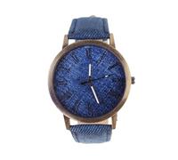 Hemobllo Elegant Navy Canvas Watch for Women with Quartz Movement and Comfortable Stainless Steel Alloy Band Fashion Wrist Watch and Occasions