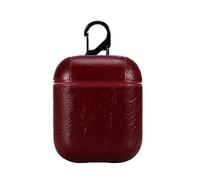 Hemobllo Elegant Pu Leather Case Cover Protective Headset Bag for Wireless Earphone Protector