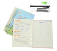 Hemobllo English Groove Writing Practice Book with Paperboard Material, Safe Design, and Basic Skills Learning Handwriting Copybook for Boys