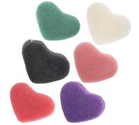 Hemobllo Exfoliating and Cleansing Facial Sponges 6Pcs for Face and Body Pore Unclogging and Skin Revitalising