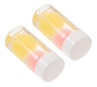 Hemobllo Eyelash Grafted Tweezers Cleaner 2Pcs Practical Eyelash Tweezers Detergents for Salon Supplies with Random Bead Colour