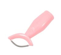 Hemobllo Facial Hair Remover Spring Epilator for Women, Pink Abs Stainless Steel Threading Tool for Gentle Hair Removal on Upper Lip and Chin