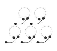 Hemobllo Fake Microphone Headset for Cosplay Rock Star Costume Accessory Lightweight Design for Party, Halloween, Musical Performance and Role Play