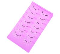 Hemobllo False Eyelashes 7 Pairs Natural Look Artificial Fiber Lashes for White Easy to Wear and Can be Curved to Match Eyelids Many Occasions and Cosplay
